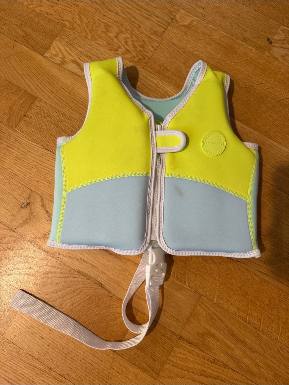Sunnylife blue yellow boy girl swim vest 1-2 years old
